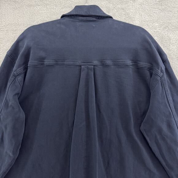 Good American Shacket Womens 4/XL Black Vintage Wash Button Up Jacket Shirt - Picture 7 of 13